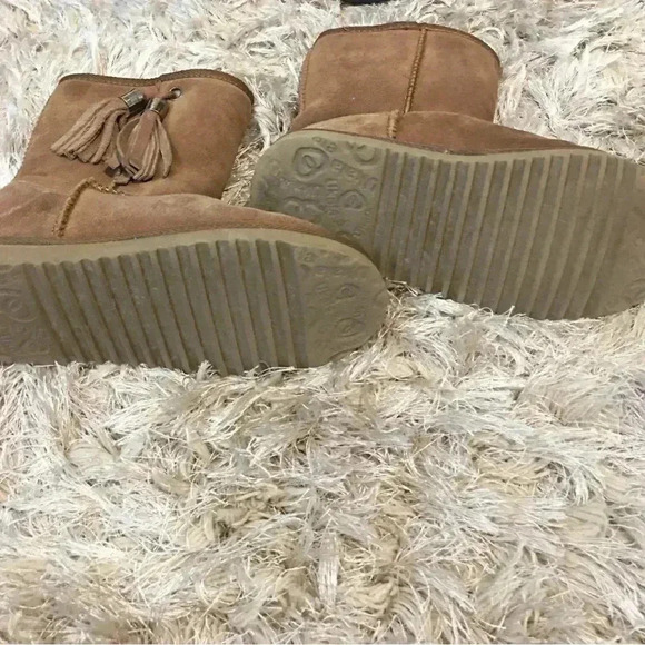 Ukala boots fringe suede wool preowned - Picture 5 of 10